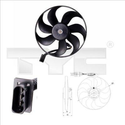 TYC 837-0002 - Fan, radiator www.parts5.com