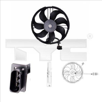 TYC 837-0018 - Fan, radiator www.parts5.com