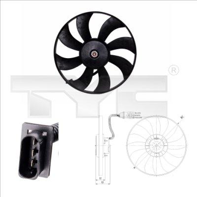 TYC 837-0021 - Fan, radiator www.parts5.com