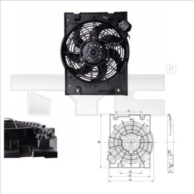 TYC 825-0014 - Fan, radiator www.parts5.com