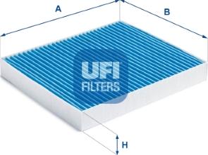 UFI 34.114.00 - Filter, interior air www.parts5.com
