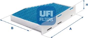 UFI 34.124.00 - Filter, interior air www.parts5.com