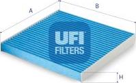 UFI 34.286.00 - Filter, interior air www.parts5.com