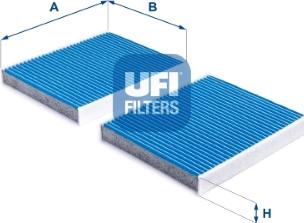 UFI 34.231.00 - Filter, interior air www.parts5.com