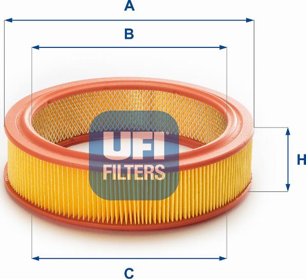 UFI 27.719.00 - Air Filter www.parts5.com