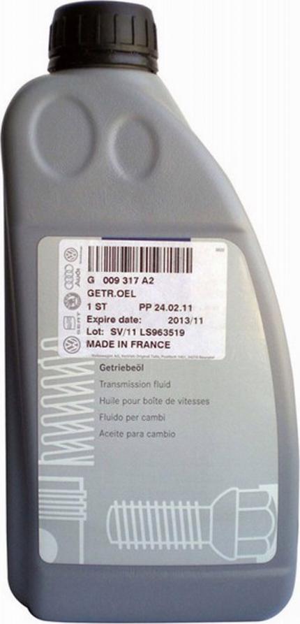 VAG G 009 317 A2 - Manual Transmission Oil www.parts5.com