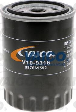 VAICO V10-0316 - Oil Filter www.parts5.com