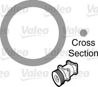 Valeo 509154 - Joint d'étanchéification, conduite de réfrigérant www.parts5.com
