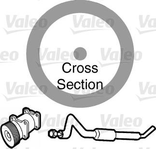 Valeo 509153 - Прокладка, трубопровод охлаждающей жидкости www.parts5.com