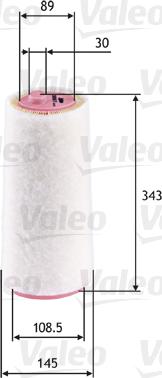 Valeo 585617 - Air Filter www.parts5.com