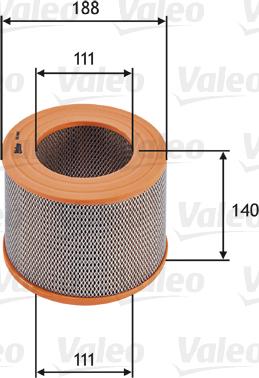 Valeo 585685 - Air Filter www.parts5.com