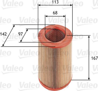 Valeo 585623 - Air Filter www.parts5.com