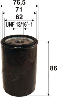 Valeo 586048 - Oil Filter www.parts5.com