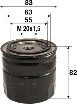 Valeo 586060 - Oil Filter www.parts5.com