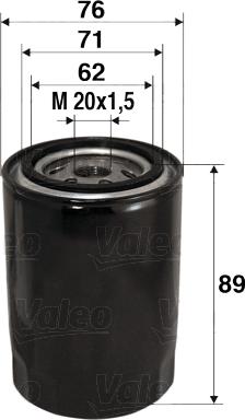 Valeo 586000 - Oil Filter www.parts5.com