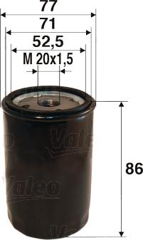 Valeo 586027 - Oil Filter www.parts5.com