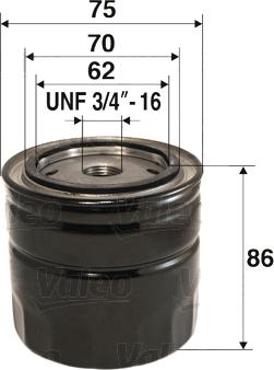 Valeo 586023 - Oil Filter www.parts5.com