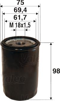 Valeo 586078 - Oil Filter www.parts5.com