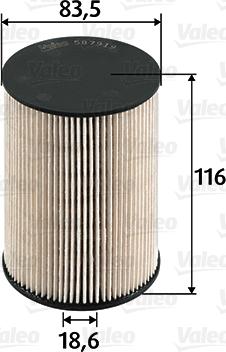 Valeo 587919 - Fuel filter www.parts5.com