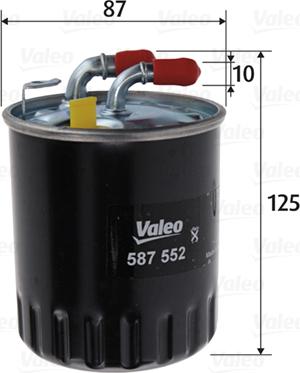 Valeo 587552 - Fuel filter www.parts5.com