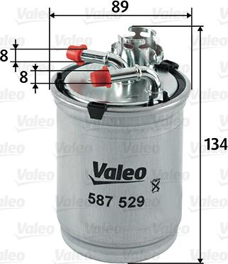 Valeo 587529 - Fuel filter www.parts5.com