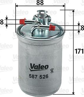 Valeo 587526 - Fuel filter www.parts5.com
