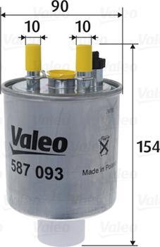 Valeo 587093 - Fuel filter www.parts5.com
