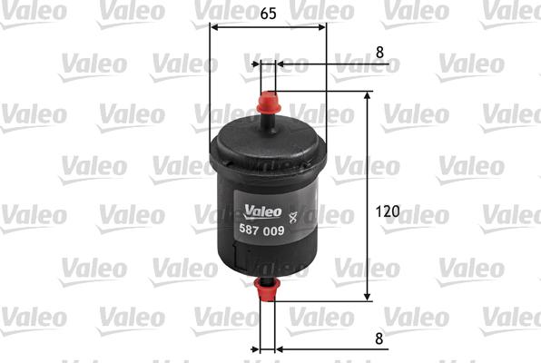 Valeo 587009 - Fuel filter www.parts5.com