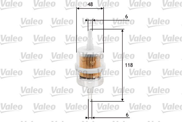 Valeo 587005 - Fuel filter www.parts5.com