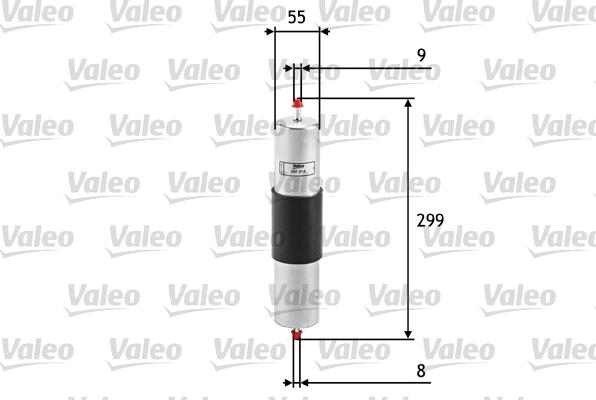 Valeo 587014 - Kraftstofffilter www.parts5.com