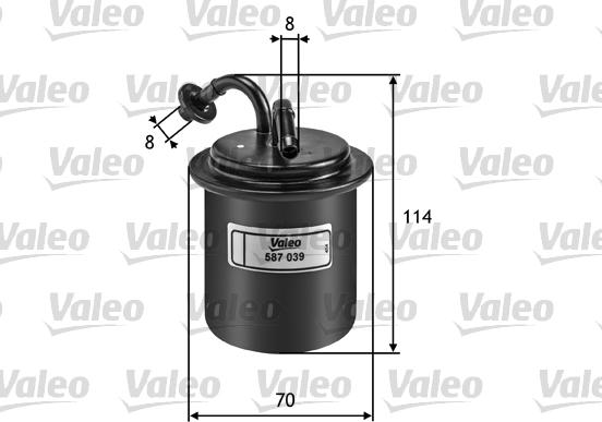 Valeo 587039 - Fuel filter www.parts5.com