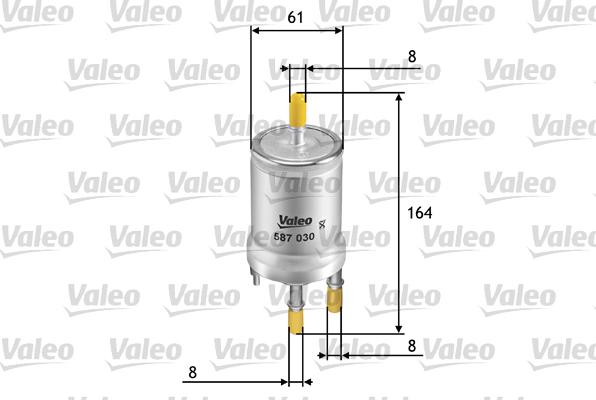 Valeo 587030 - Fuel filter www.parts5.com