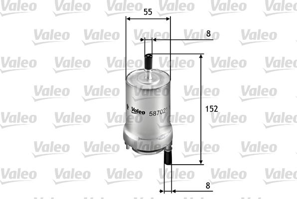 Valeo 587021 - Масляный фильтр www.parts5.com
