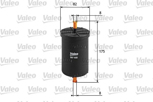 Valeo 587022 - Fuel filter www.parts5.com