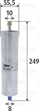 Valeo 587074 - Fuel filter www.parts5.com