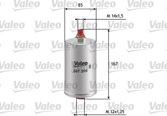 Valeo 587205 - Маслен филтър www.parts5.com