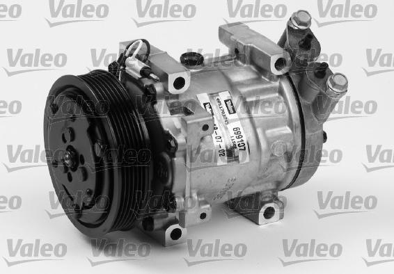 Valeo 699107 - Compressor, air conditioning www.parts5.com