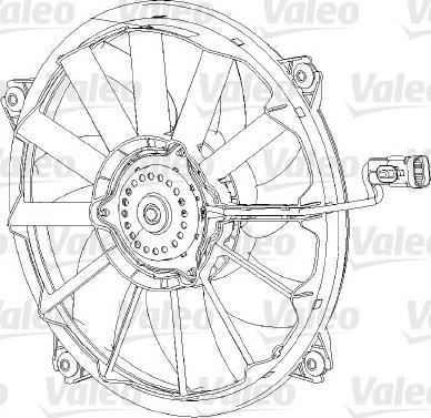 Valeo 696091 - Ventilador, refrigeración del motor www.parts5.com
