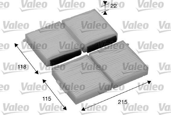 Valeo 698891 - Filter, interior air www.parts5.com