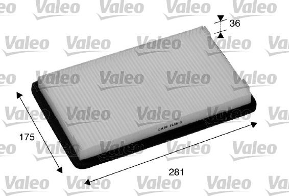 Valeo 698893 - Filter, interior air www.parts5.com