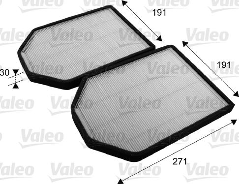 Valeo 698790 - Filter, interior air www.parts5.com