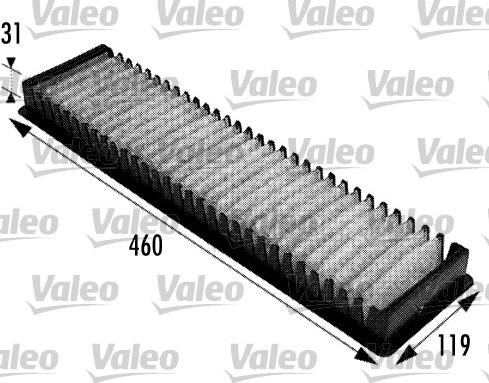 Valeo 698725 - Filter, interior air www.parts5.com