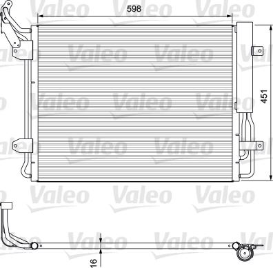 Valeo 814091 - Кондензатор, климатизация www.parts5.com