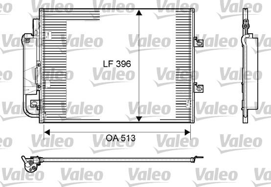 Valeo 814061 - Condenser, air conditioning www.parts5.com