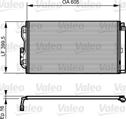 Valeo 814191 - Condenser, air conditioning www.parts5.com