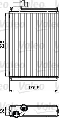 Valeo 811507 - Heat Exchanger, interior heating www.parts5.com