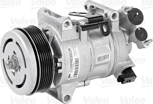 Valeo 813430 - Compressor, air conditioning www.parts5.com
