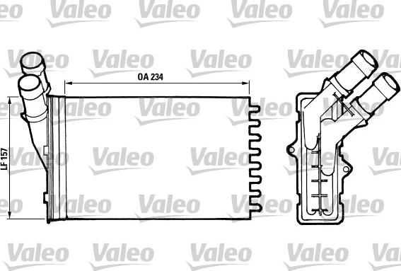 Valeo 812005 - Радиатор, охлаждение двигателя www.parts5.com