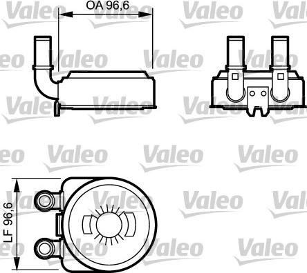 Valeo 817705 - Oil Cooler, engine oil www.parts5.com