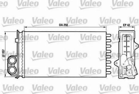 Valeo 883976 - Radiator, engine cooling www.parts5.com